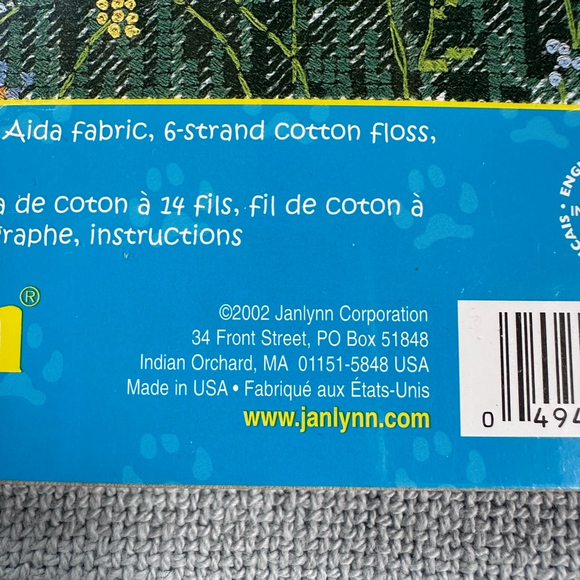 NIP Sealed 2002 Janlynn Counted Cross Stich Bee-Wildered Perplexe 5 x 7 Finish - Picture 3 of 6